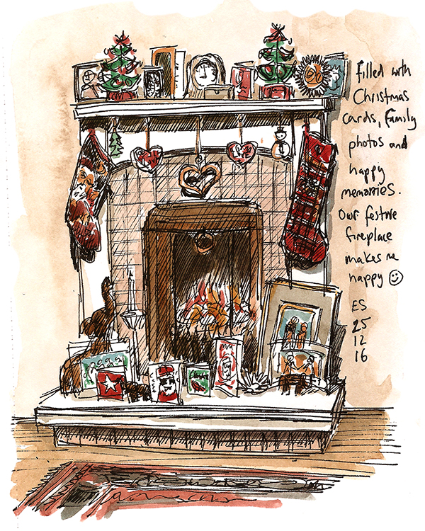Christmas Fireplace 2016